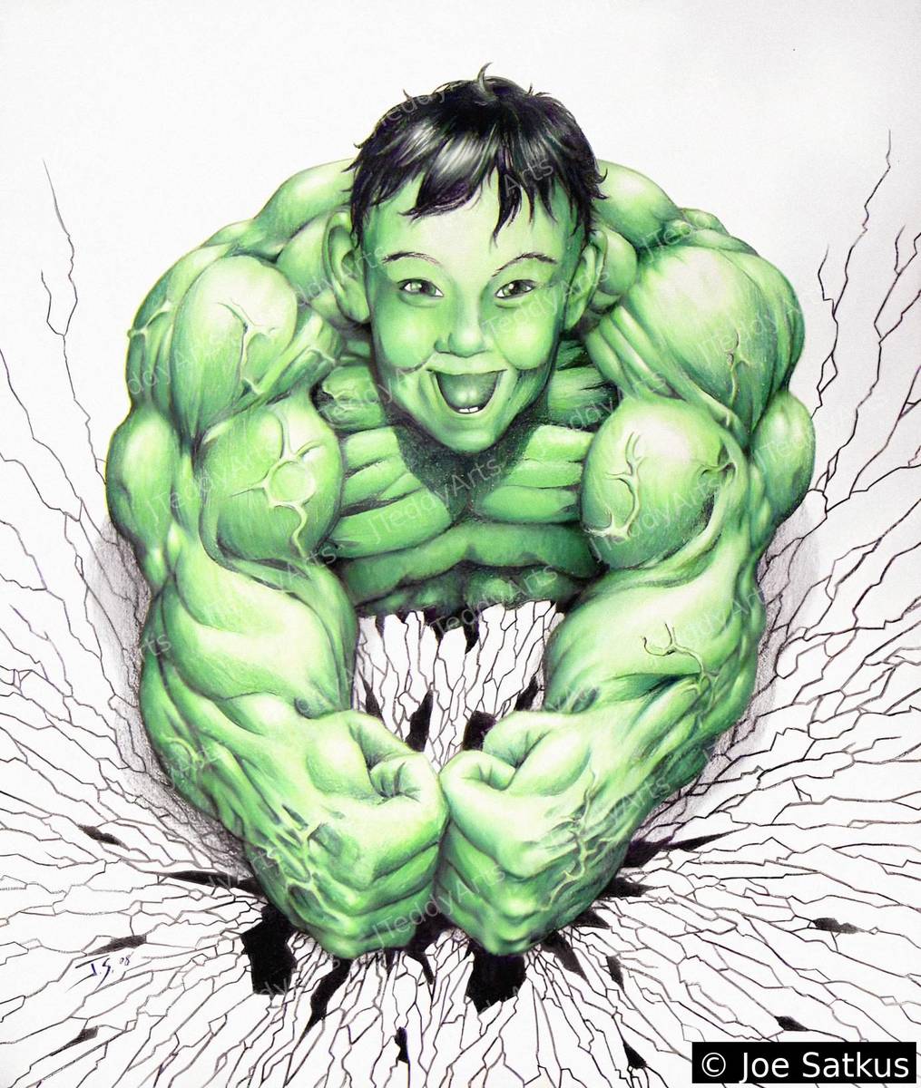 Baby Hulk print