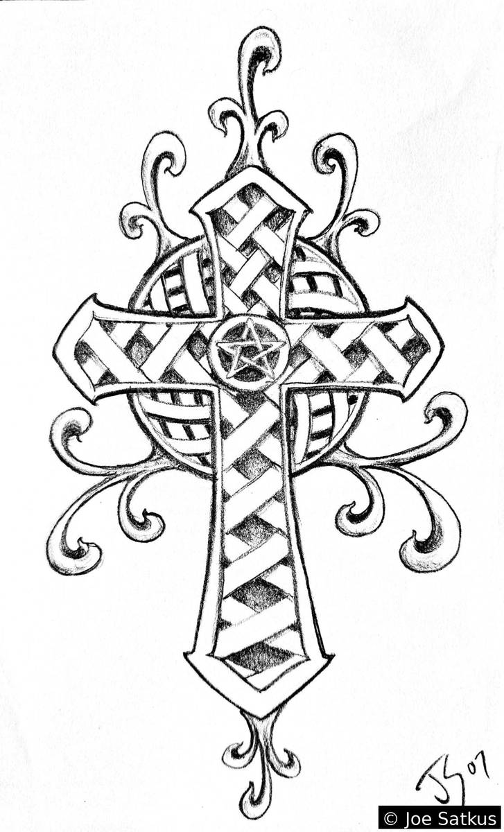 Celtic Cross print